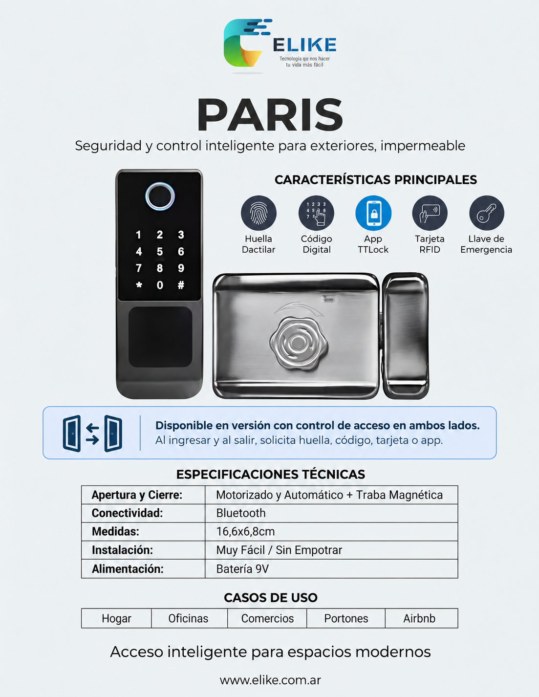 Elike Paris en uso